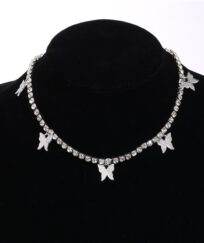 Collier ras du cou Papillon en Argent